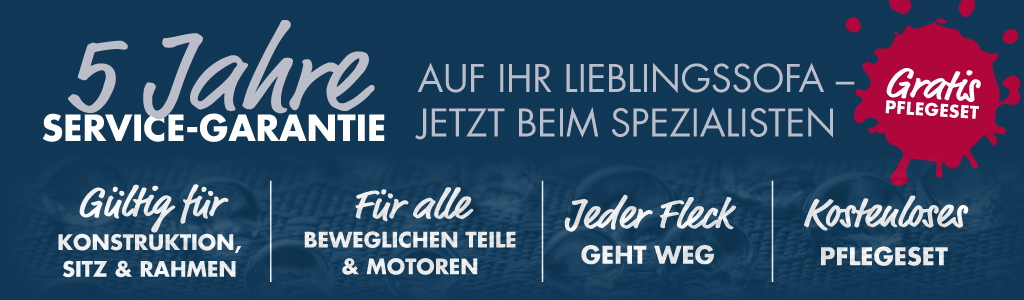 5 Jahre Longlife Garantie