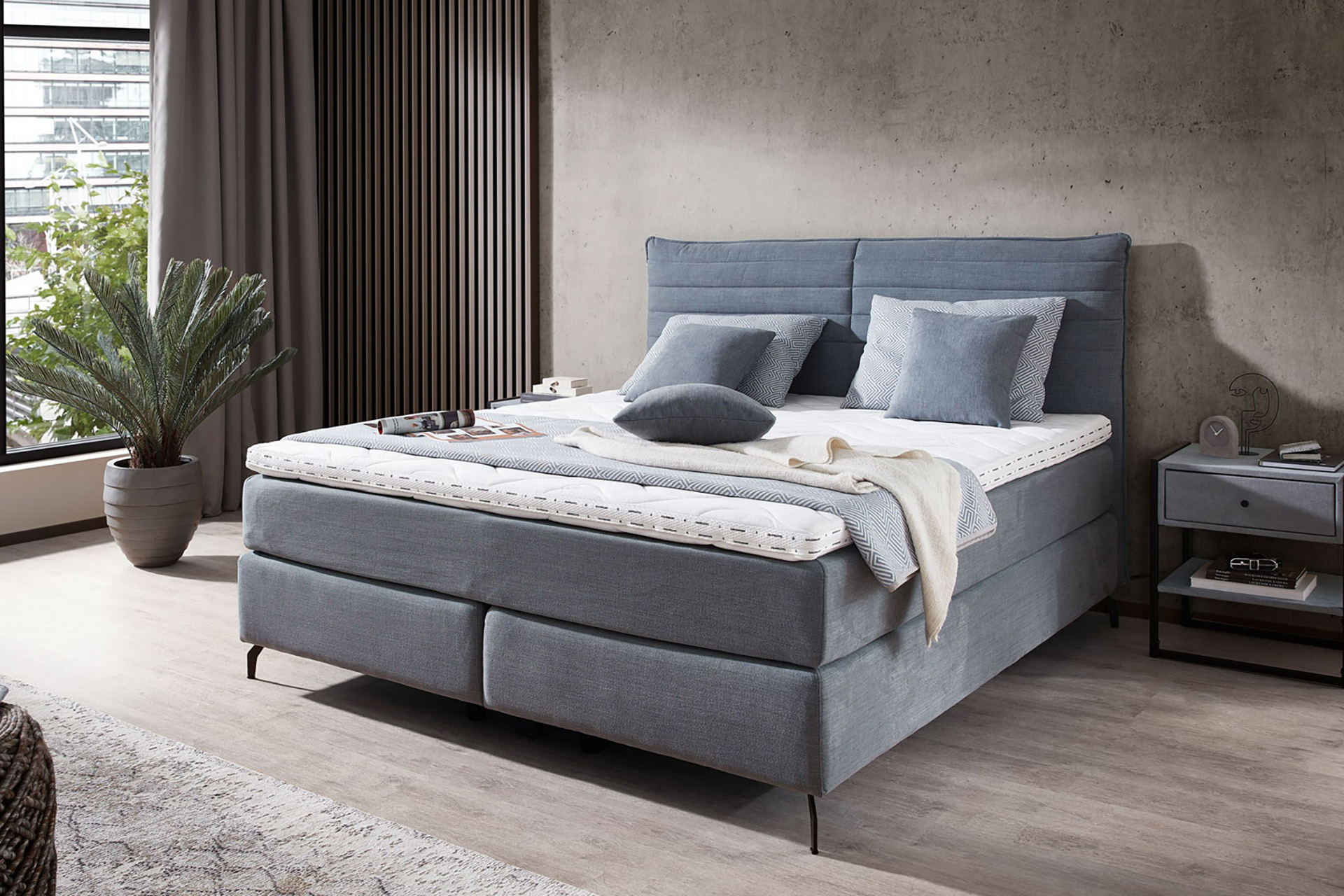 Gausmann Boxspringbett Sinus mit Wendematratze