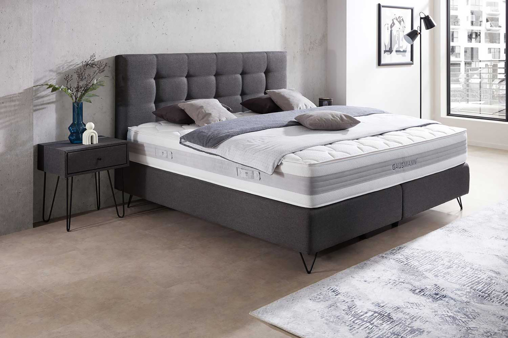 Gausmann Boxspringbett Zensoo 180x200cm inkl. Wendematratze
